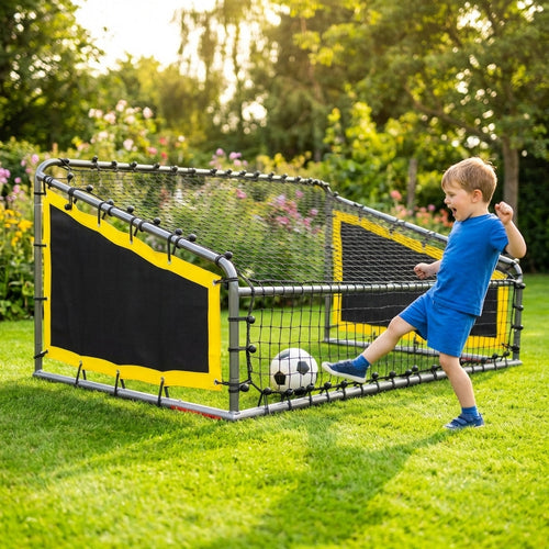 Steel Football Goal – 6ft x 4ft – Galvanised Steel – Garden Use