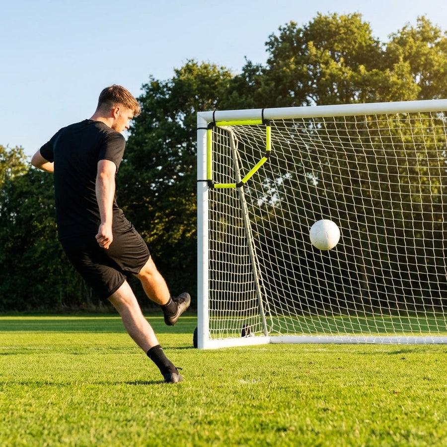 Football Goal Corner Target – 1.8ft x 1.8ft Yellow – PVC – Indoor/Outdoor
