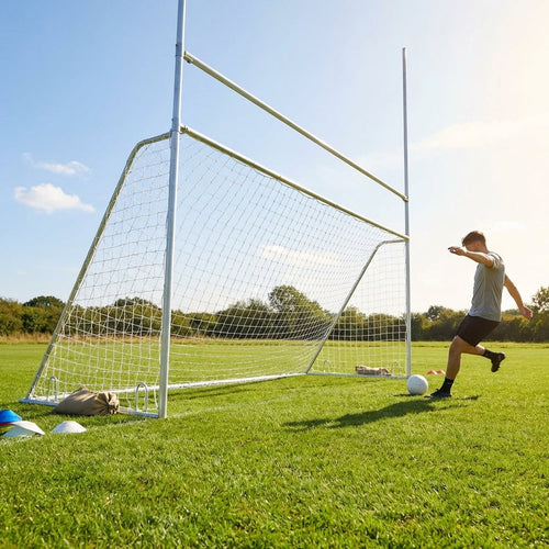 Football and Rugby Goal Posts – 8x5ft – Aluminium – Junior Sports