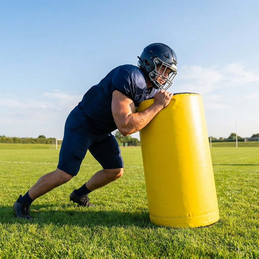 American Football Tackle Dummy – Yellow – Rip Proof PVC – Training Equipment