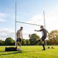 Mini rugby posts 5m in height, white aluminium for schools - product detail