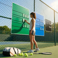Portable tennis scoreboard with UV stabilised materials, available in 3 sizes and colours - product detail