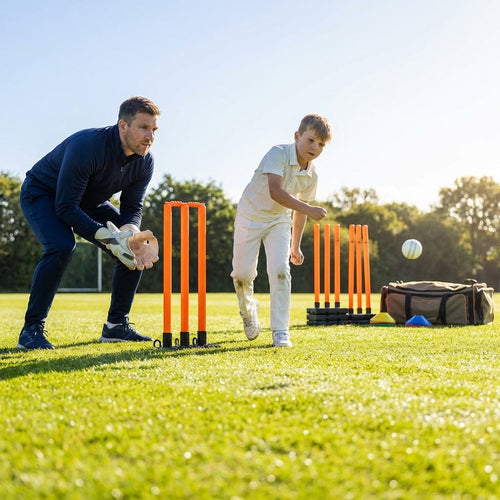 Cricket Training Stumps – Full Size/Mini – Flexible Foam – Indoor & Outdoor
