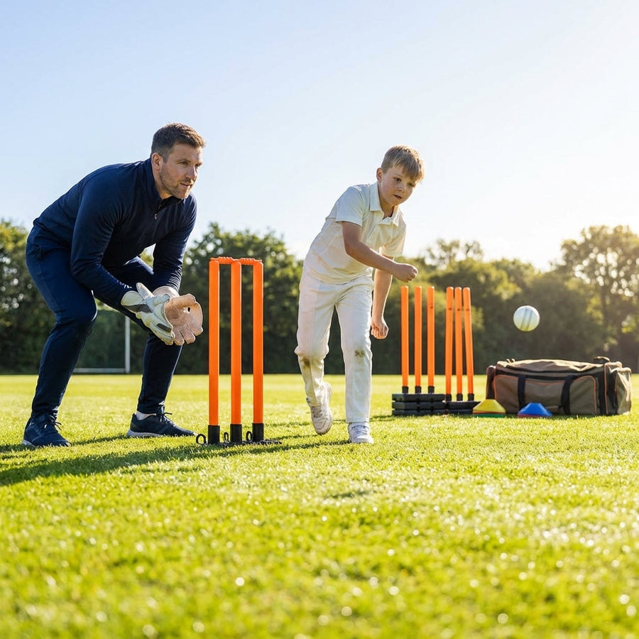 Cricket Training Stumps – Full Size/Mini – Flexible Foam – Indoor & Outdoor