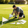 Cricket Boundary Marker Flags – White – Durable Plastic – School & Club Use