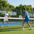 Padel Tennis Net in use on a professional court