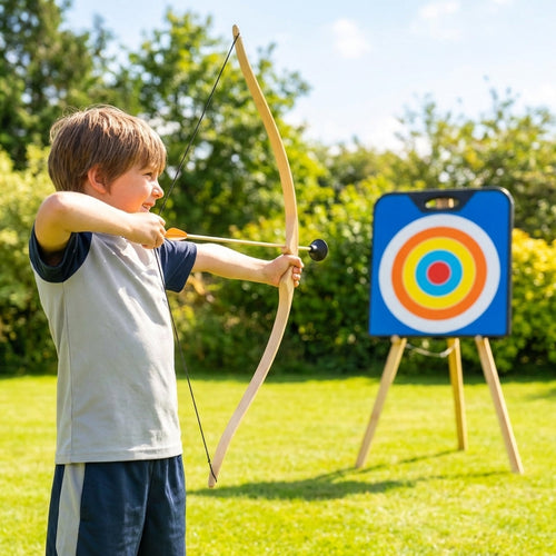 Kids Archery Set – Multi-Colour – Fibreglass & Polyamide – Indoor & Outdoor Fun