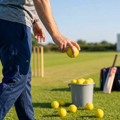 Cricket Practice Balls – Junior/Senior – Soft-Feel Plastic – Indoor/Outdoor Use