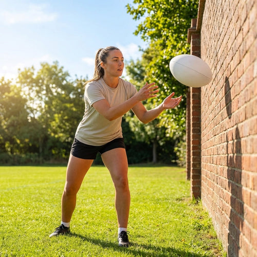 Rebound Rugby Ball – Sizes 3, 4 & 5 – Rubber – Solo Training