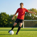 Men's football shirt available in six sizes, lightweight polyester