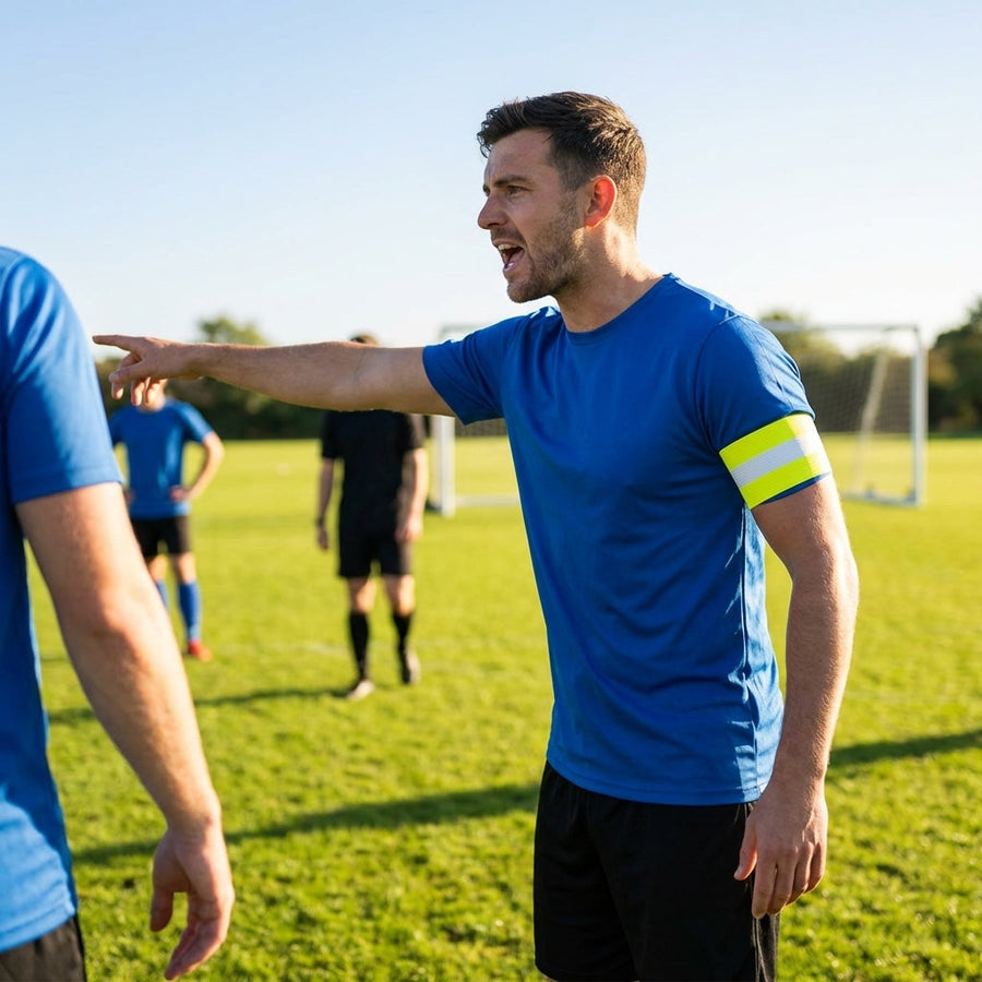 Football Captains Armband – Junior & Senior – Elasticated – Match Day Use