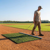 Baseball Field Drag Mat with Combi PVC and Aluminium Rail