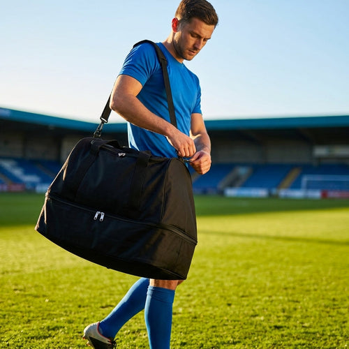 Players Holdall Kit Bag – Black – 900D Polyester – Sports & Travel