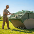 Heavy duty brick netting for construction and garden use