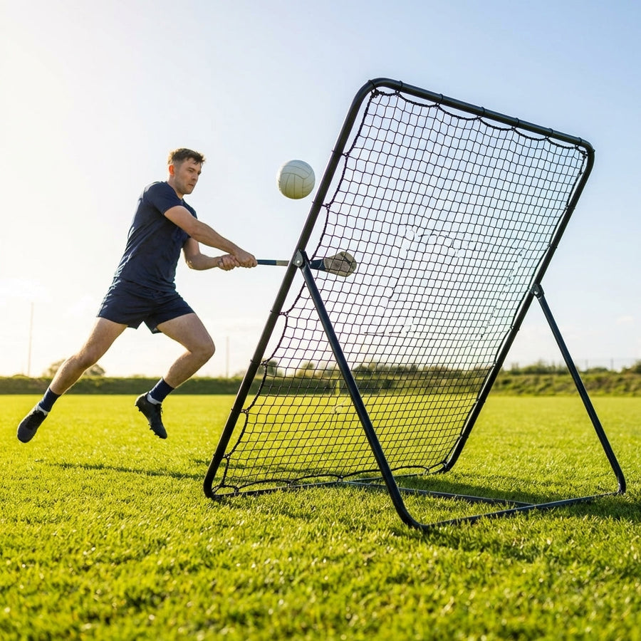 Gaelic Football & Hurling Rebounder – Adjustable Sizes – Galvanised Steel – Training Use