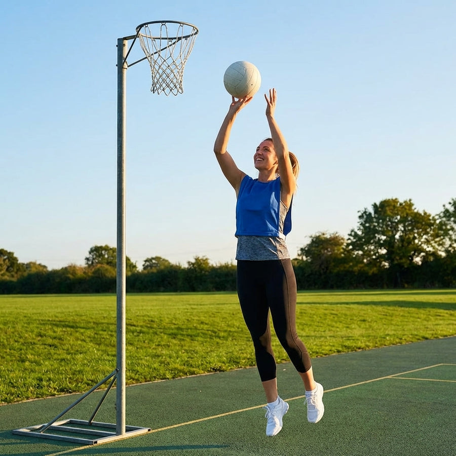 All Weather Training Netball – Size 4 & 5 – Synthetic Latex Bladder – Indoor/Outdoor Use