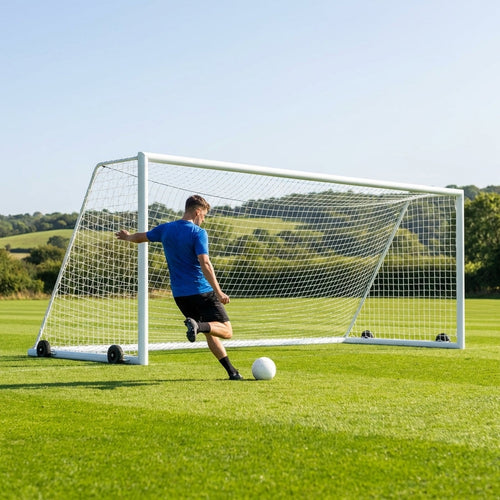 Aluminium Football Goal – 24x8ft – Heavy Duty Aluminium – Outdoor Matches