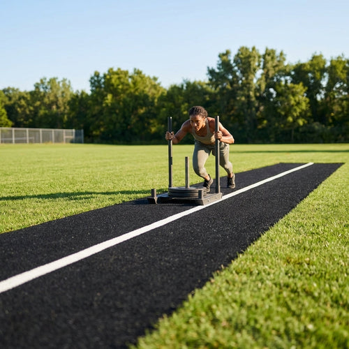 Athletic Sprint/Sled Track – 10m/12.5m/15m – Polyethylene – Indoor/Outdoor Training