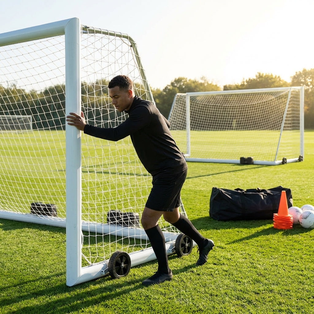Freestanding Futsal Football Goal 3m x 2m Aluminium - product detail