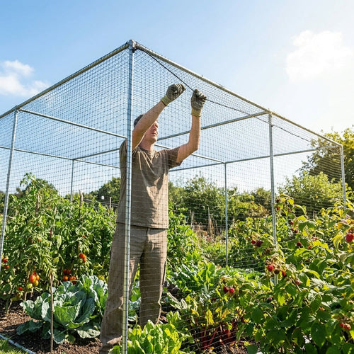 Fruit Cage Netting – Multiple Sizes – Knotted HDPE – Garden Protection