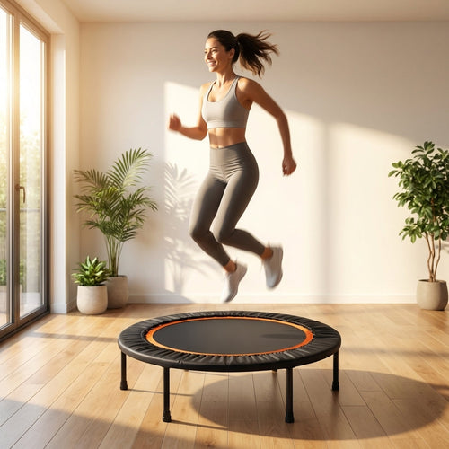 Mini Exercise Trampoline – 40in – Steel Frame – Home & Gym Use