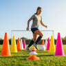 Training Marker Cones – Fluro Colours – Durable Plastic – Sports Drills