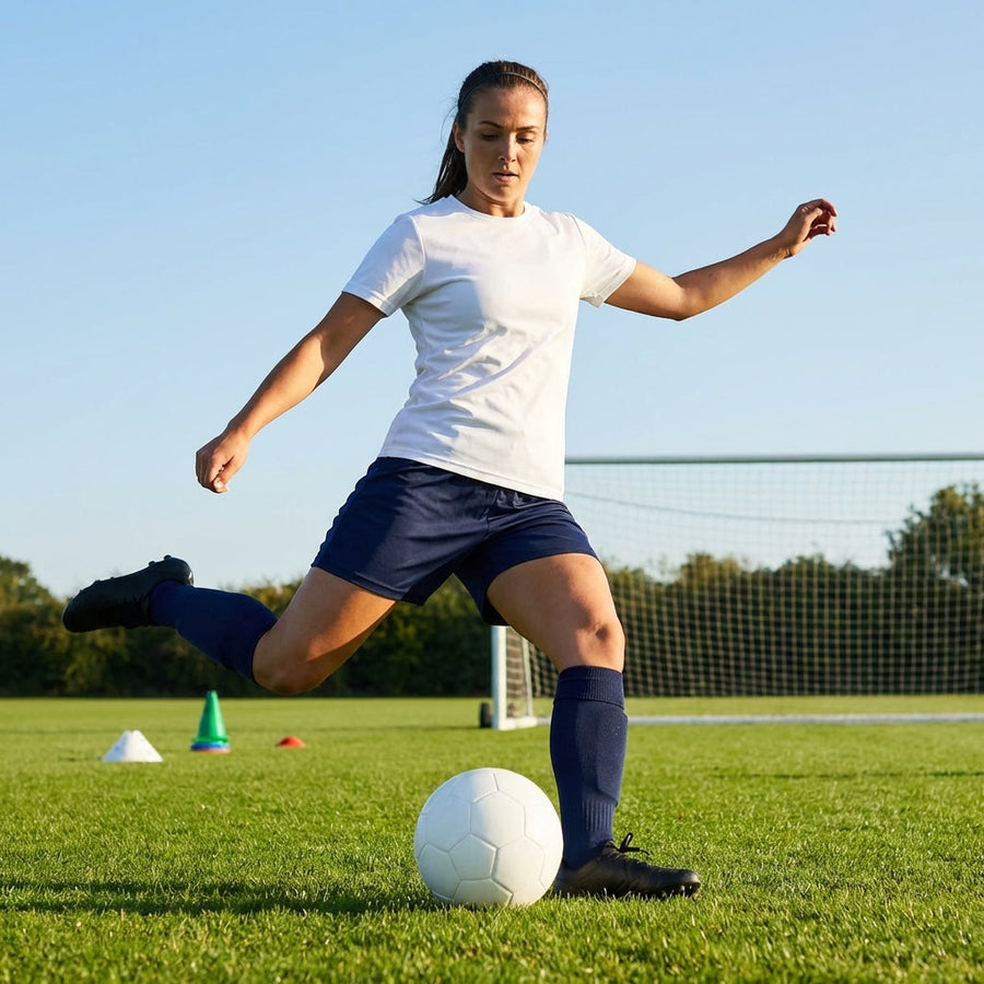 Women's Football Shorts – XS-XL – 100% Polyester – Sports & Training