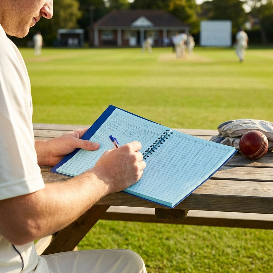 Cricket Scorebook – A4 – Soft Cover, Ring-Bound – Clubs & Schools
