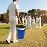 Ball storage bucket with cushioned lid for sports training - product detail
