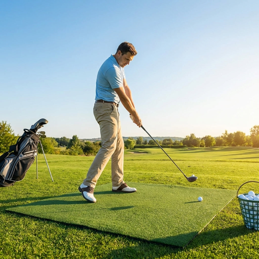 Golf Teaching Mat 5ft x 5ft for Indoor and Outdoor Practice