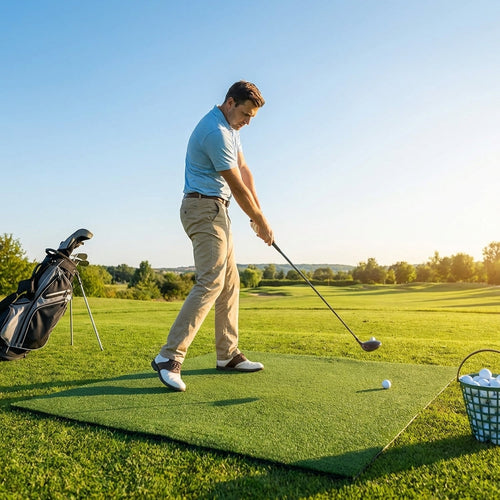 Golf Teaching Mat – 5ft x 5ft – EVA Foam & Rubber – Indoor/Outdoor Practice