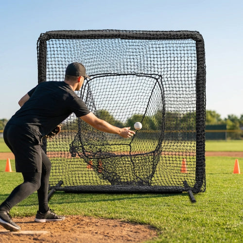 Replacement Baseball Net – 7ft x 7ft – HDPE Twine – Indoor/Outdoor Use