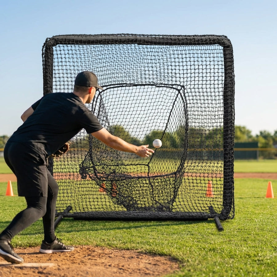Replacement Baseball Net – 7ft x 7ft – HDPE Twine – Indoor/Outdoor Use