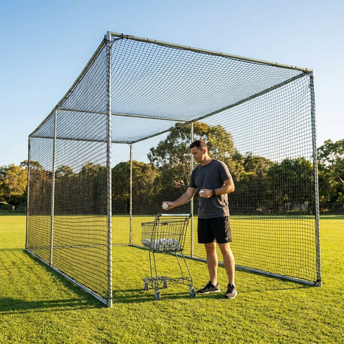 Cricket Cage Replacement Net – 35ft/55ft/70ft – UV Stabilised Twine – Indoor/Outdoor Use
