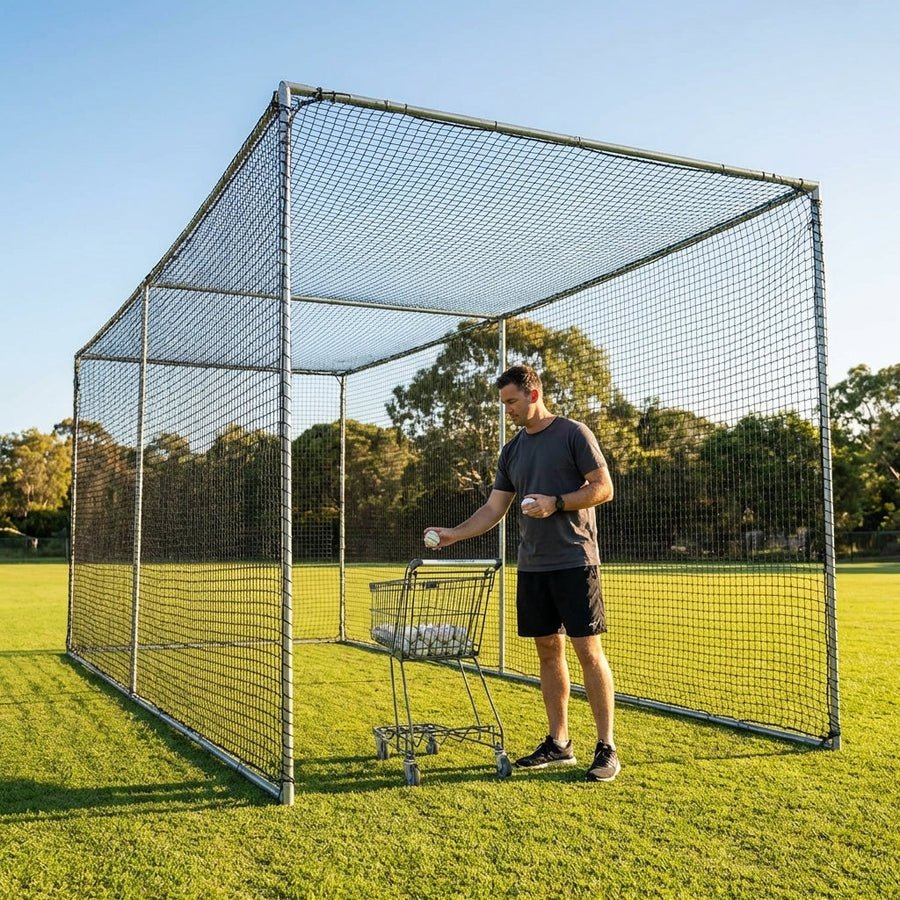 Cricket Cage Replacement Net – 35ft/55ft/70ft – UV Stabilised Twine – Indoor/Outdoor Use