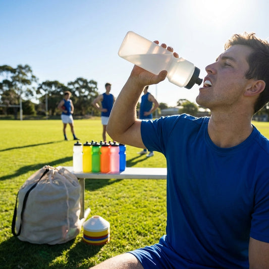 Hygiene water bottle 1 litre BPA free plastic for sports - product detail