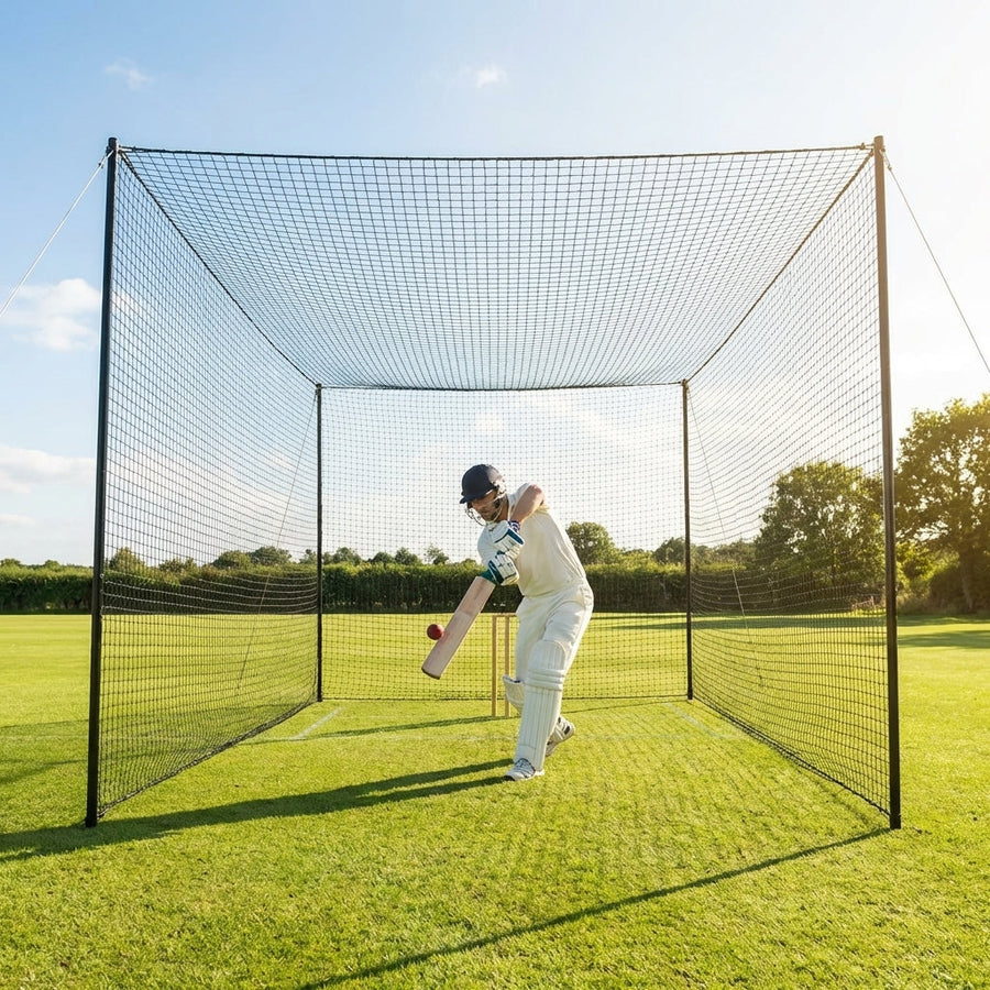 Cricket Nets – Various Sizes – HDPE Netting – Indoor/Outdoor Use