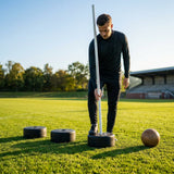 Rubber Pole Base Pack 1.5Kg for Training Use