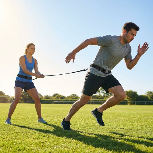 Black Agility Training Belt for Multi-Sport Use - product detail