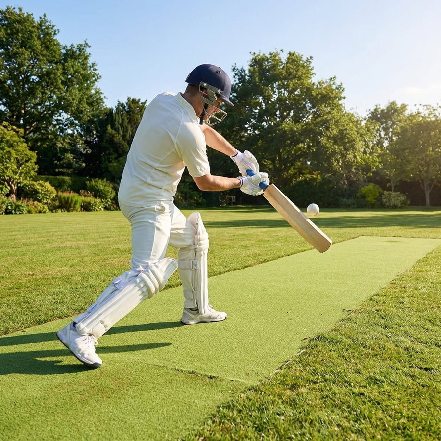 Cricket Matting – Green – Polyethylene – Garden & Club Use