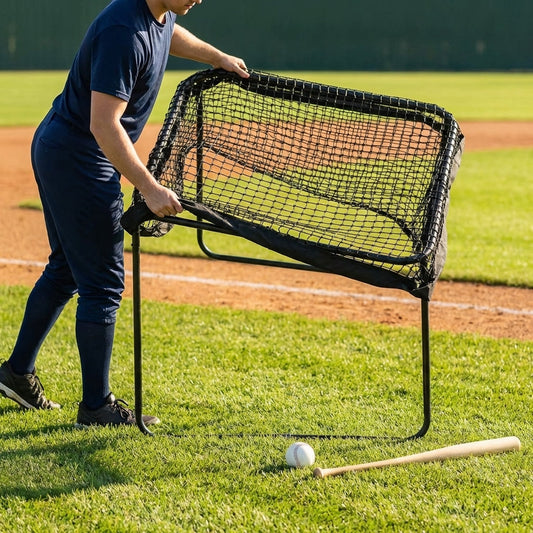 Replacement softball screen net for indoor and outdoor use