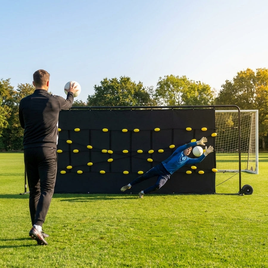 Goalkeeper Ball Deflector – Large – Steel Frame – Training Aid