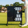 Portable Cricket Scoreboard – Black – Treated Wood – Cricket Grounds