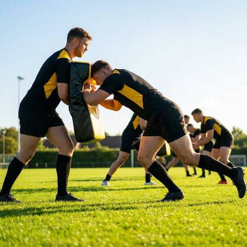 Rugby Contact Pad – Junior or Senior – Durable PVC – Training & Rehabilitation