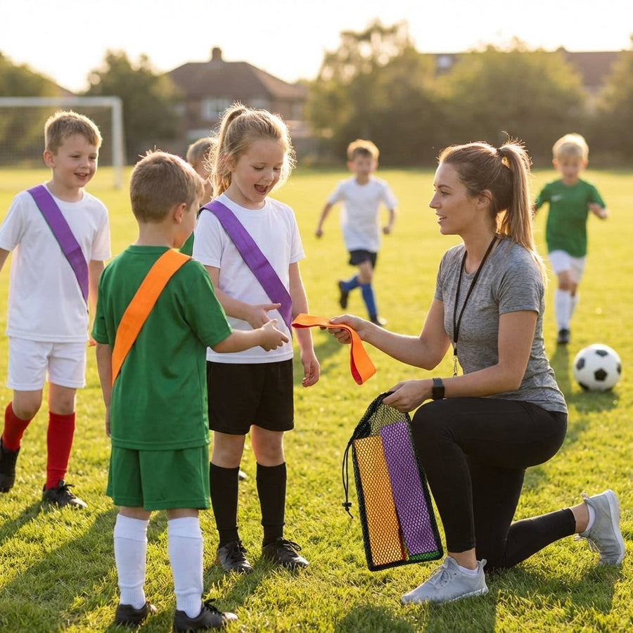 Team Sash Bands – Assorted Colours – Polypropylene – Sports & Schools