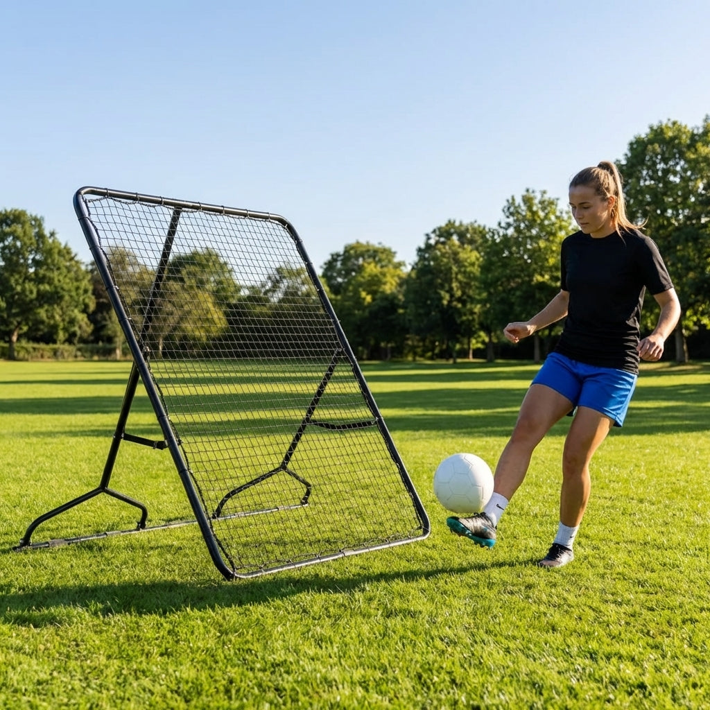 Football Rebounder with Galvanised Steel Frame for Training Drills