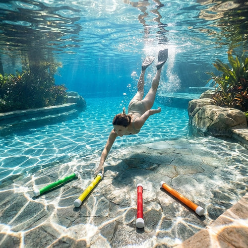 Swimming Diving Sticks – Multicolour – PVC – Pool Games & Training