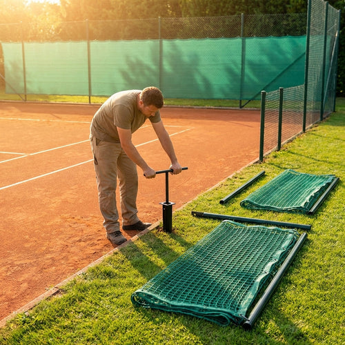 Tennis Court Surround System – Removable – Steel & HDPP – Professional Use