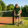 Tennis Court Surround Net System – Black – Steel & HDPP – Outdoor Use