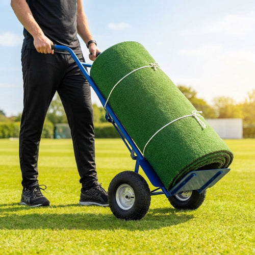 Wicket Trolley – Durable Steel – 100kg Capacity – Sports Facilities